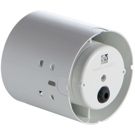 Vortice – Extracteur hélicoïde en conduit blanc 160 m³/h – Débit d'air 160 m³/h – Ø120mm – Plastique ABS résistant aux UV