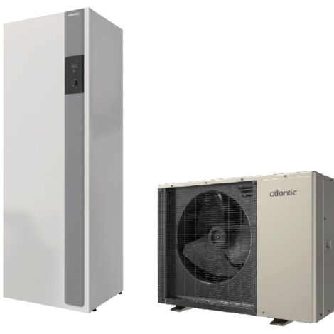 Atlantic – Pompe à chaleur air/eau monobloc 11 kW – Production d’eau chaude 190L – Classe énergétique A+++ – Système Smart Protect intégré