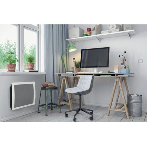 Rayonnant digital détection Abelia RC14D horizontal 0300W blanc ATLANTIC 612611 (1/3)