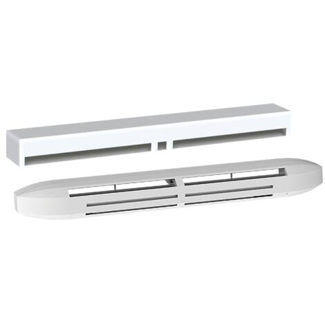 Atlantic – Entrée d'air hygroréglable acoustique 526503 – Débit 5 à 45 m³/h – Isolement 42 dB – Installation en applique sur menuiserie - c-42bl