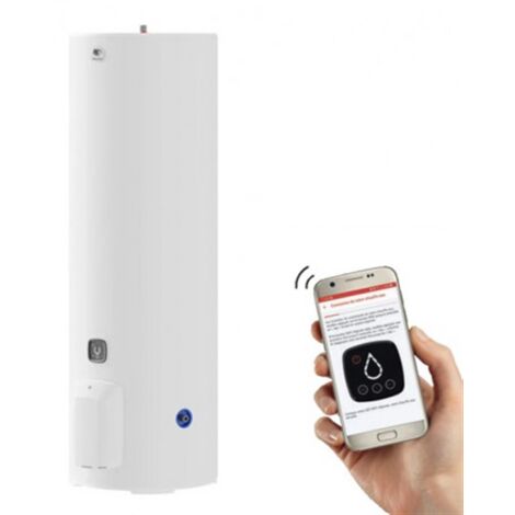 Thermor – Chauffe-eau à accumulation 300 L – Résistance stéatite protégée – Double protection anticorrosion – Connecté WIFI – Économie d'énergie 12%