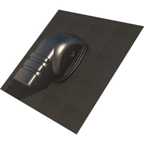 Ubbink – Tuile de traversée de toit solaire 15°-55° – Pour 2 caloducs D50mm – Étanchéité optimale – Résistante aux UV – Dimensions 500x500mm