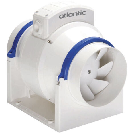 Atlantic – Aérateur permanent VCM Easy 150 3V – Débit d'air 380/557 m³/h – 3 vitesses réglables – Indice de protection IP44 – 123188