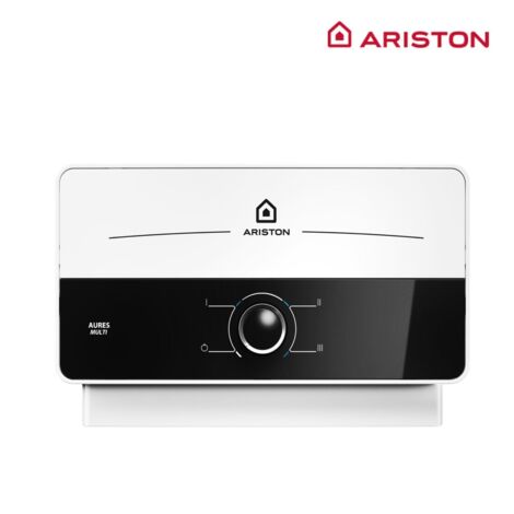 Chauffe-eau électrique instantané AURES MULTI 7kW (230V), multi-points de puisage, pour lavabos + douchette, 4l/min - ARISTON