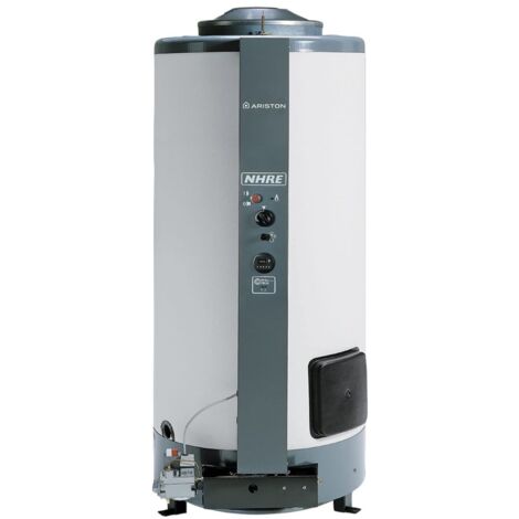 Ariston Group – Chauffe-eau à accumulation de gaz au sol 250 L – Faible NOx conforme ErP – Anode titane – Système d'allumage électronique – 3086104