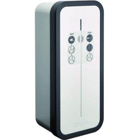 Borne de recharge pour voiture électrique Witty Share 22 kW avec prises T2S et TE, RFID et OCPP - HAGER - XEV1R22T2TE