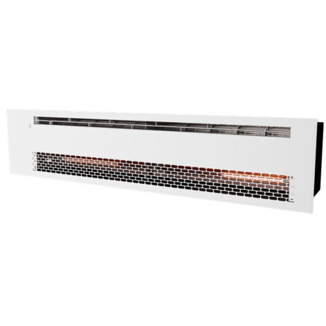 Rideau d'air encastrable Blanc 6kW/12kW Stopair - INTUIS - M168224 (1/4)