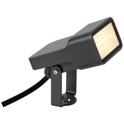 Projecteur ext. SYNAWIDE spot piquet noir LED 55W 3000K IP65 bord mer - SLV - 1008479 (1/3)