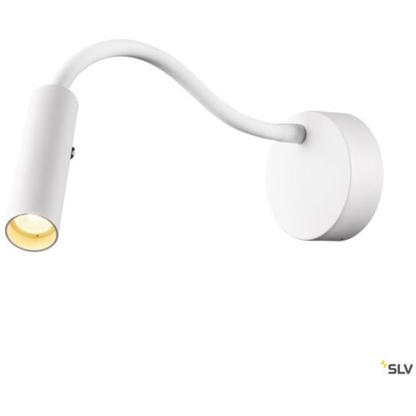 Applique liseuse KARPO GOOSE blanc LED 6W 3000K avec bouton variable - SLV - 1006161 (1/5)