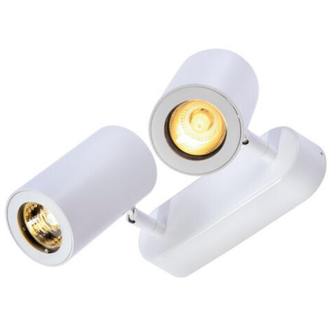 Applique et plafonnier ENOLA B spot 2 blanc GU10 max. 2x50W - SLV - 152021 (1/6)