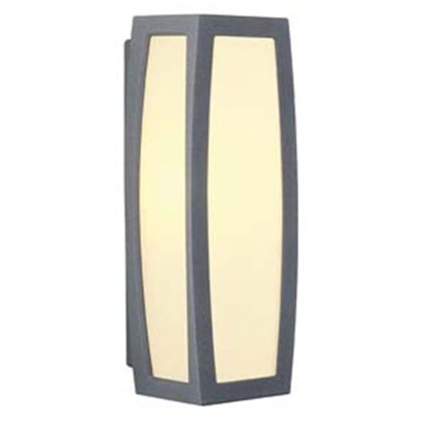 Applique extérieure avec détecteur E27 MERIDIAN BOX SENSOR anthracite - SLV 230085