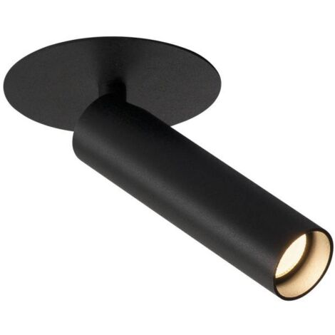 Spot avec patère encastrée KARPO 30 intérieur noir LED 75W 3000K IRC 90 - SLV - 152380 (1/5)