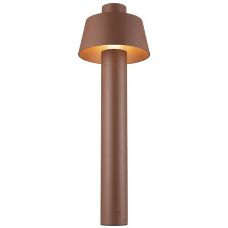 Borne PHOTONI 75 extérieur conique rouille E27 13W IP65 bord de mer - SLV - 1007580 (1/4)