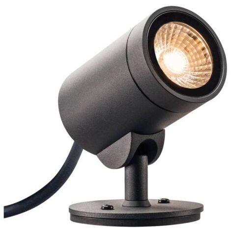 Simple HELIA SPOT projecteur extérieur gris LED 8W 3000K 35° IP55 - SLV - 1000735 (1/5)