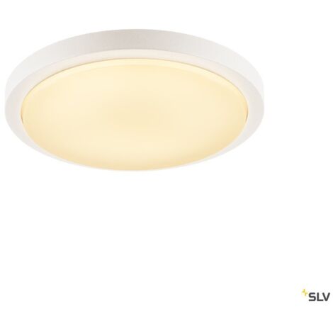 Plafonniers extérieurs LED AINOS applique et plafonnier extérieur blanc LED 21W 3000K IP44 - SLV 229961
