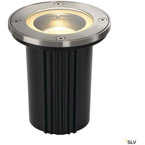 Encastré de sol rond QPAR51 DASAR EXACT 116 GU10 inox 316 max. 35W IP67 - SLV - 228430