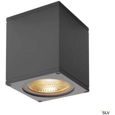 Applique extérieure BIG THEO gris LED 21W 3000K IP44 - SLV - 234525 (1/5)