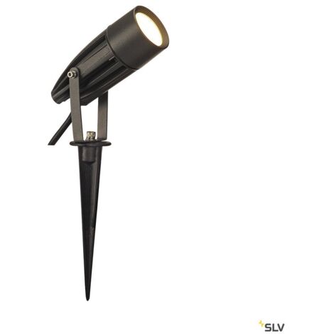 Projecteur extérieur SYNA spot sur piquet gris LED 86W 3000K IP55 - SLV - 227505 (1/5)