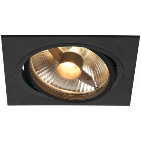 Square slv new tria 1 1xgu10 max 75w noir - 113830