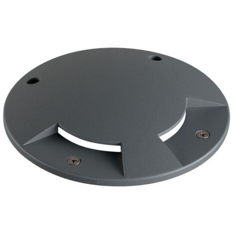 SLV – Spot encastrable sol 17cm anthracite – Aluminium pour extérieur – Indice de protection IP65 – 1001262 (1/3)