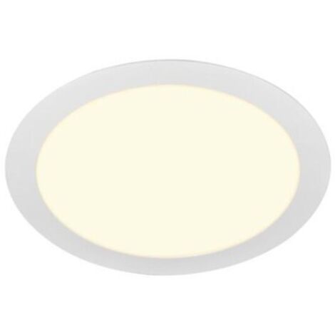 Encastrés plafond intérieurs LED SENSER 24 encastré de plafond intérieur rond blanc mat LED 13W 3000K - SLV 1003010 (1/5)