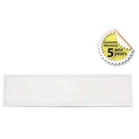 Boite de 2 plafonniers LED blanc 36W 295x 1195mm avec détecteur IR 4000K Blanc neutre (1/5)