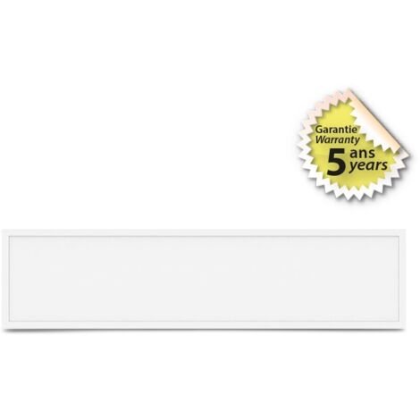 Dalle LED GALAXIE 28W 1200x300 mm Miidex Lighting® blanc-froid-6000k - blanc - 1200-x-300-mm (1/4)