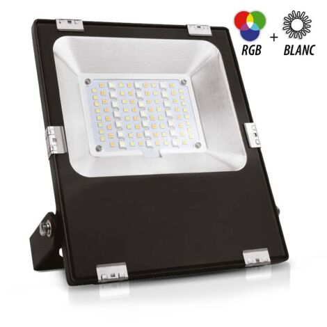 Projecteur LED RGBW ARCHEO 30W IP65 Miidex Lighting®  noir (1/3)