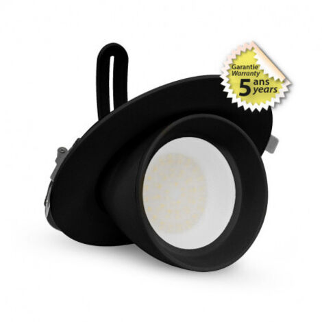 Spot LED Escargot BOUTICA - 38W CCT Miidex Lighting®  noir - cct (1/4)