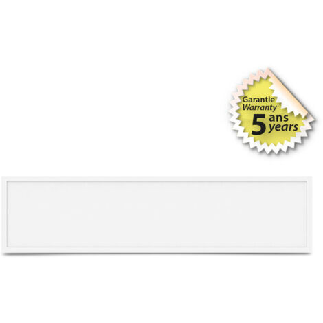 Plafonnier LED Rectangulaire - 28W - 4000K Blanc Naturel - 295x1195mm - IP20 (1/5)