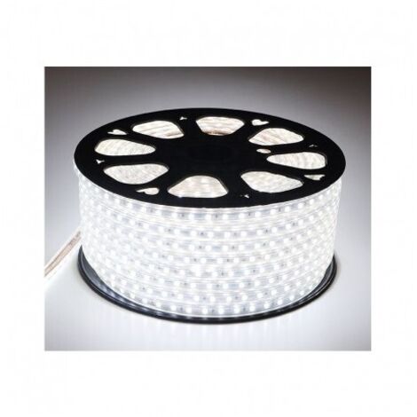 Vision-El – Ruban LED 5050 50 mètres – Blanc froid 6000K – 7W/m 420 lm/m – IP65 étanche pour chantiers humides – Angle 120° (1/3)