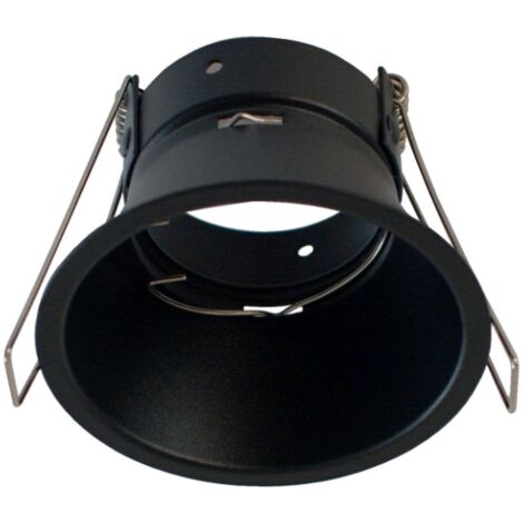 Support de spot Rond Basse luminance noir Ø83mm IP20 MIIDEX 77250 (1/5)