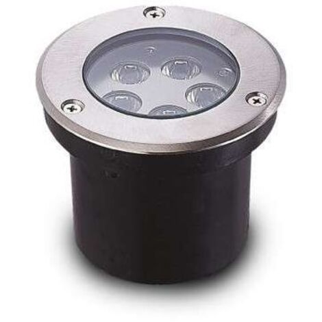 Spot LED extérieur ETNA - 5W encastrable Miidex Lighting® blanc-neutre-4000k - inox-316 (1/4)