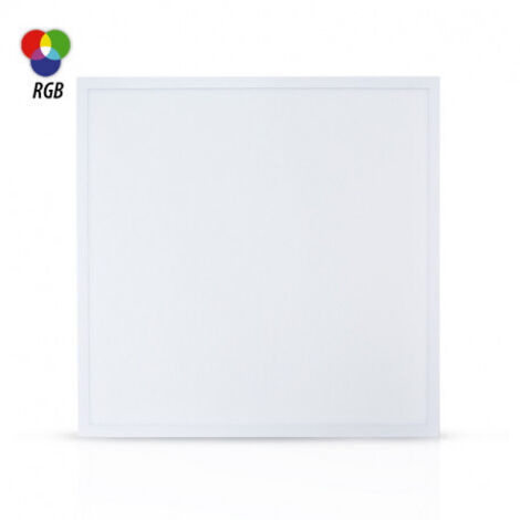 Plafonnier LED Blanc 595x595 40W RGB plus TElEcommande RF (1/5)