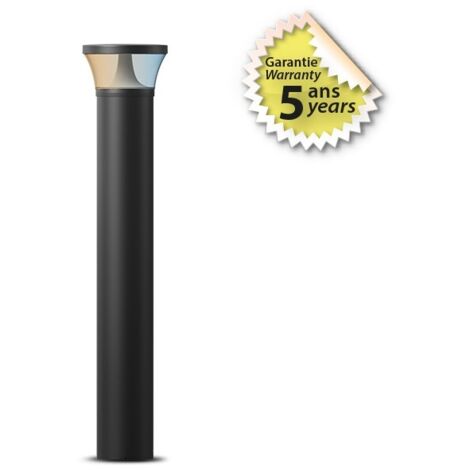 Borne lumineuse LED FUSAIN 975 mm - 25W CCT Miidex Lighting® noir - cct (1/4)