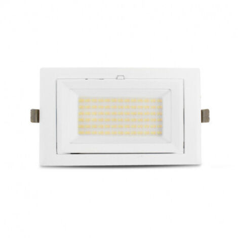 Spot LED STELLA - CCT inclinable avec alimentation 32/38W Miidex Lighting®  blanc - cct (1/5)