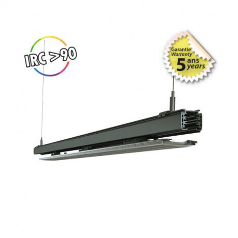 Linéaire LED IDYLINE sur rail - 35W à 50W Miidex Lighting® blanc-neutre-4000k (1/5)