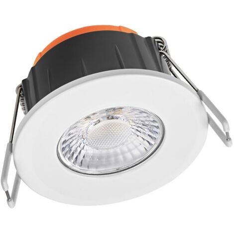 Ledvance – Spot LED encastrable 6W 600lm IP65 – Aluminium blanc – Angle de faisceau 60° – Pour environnements humides