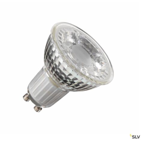 GU10 Source LED QPAR51 argent 6W 2200-2700K Dim toWarm - SLV - 1005273 (1/2)