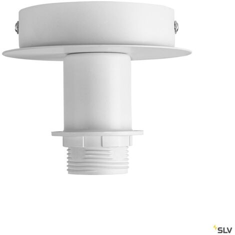 Patère FENDA intérieur blanc E27 60W sans abat-jour - SLV - 155551 (1/5)