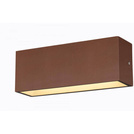 Applique extérieue up/down SITRA L rouille LED 24W CCT IP65 bord de mer - SLV - 1005157