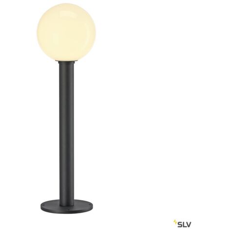 Borne extérieure GLOO PURE 70 gris E27 23W max IP44 - SLV - 1002001