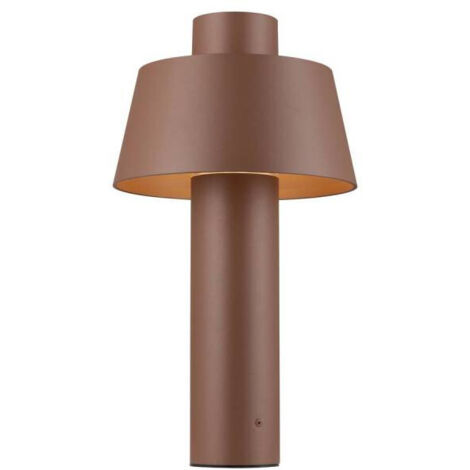 Borne PHOTONI 45 extérieur conique rouille E27 13W IP65 bord de mer - SLV - 1007583 (1/4)