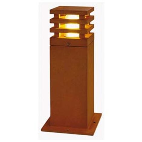 Borne extérieure RUSTY® 40 fonte rouillée LED 9W 3000K IP55 bord de mer - SLV - 233427