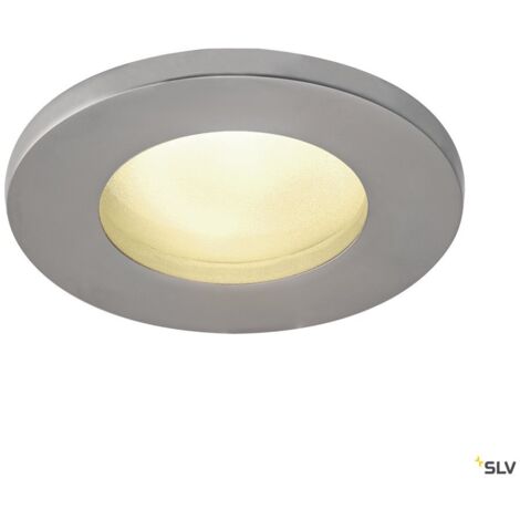 Rond DOLIX OUT QPAR51 GU10 encastré argent max. 50W - SLV - 1001168