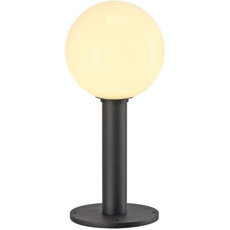 Borne extérieure GLOO PURE 44 gris E27 23W max IP44 - SLV - 1002000
