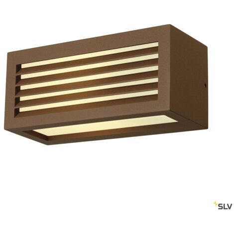 Applique extérieure BOX-L rouille E27 18W max IP54 - SLV - 232497 (1/5)
