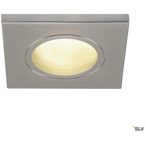 Carré DOLIX OUT GU10 QPAR51 encastré argent max. 50W - SLV - 1001172
