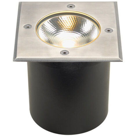 Encastré de sol extérieur carré ROCCI 98W Inox 316 LED 3000K IP67 - SLV - 227604 (1/3)