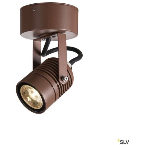 Applique extérieure LED SPOT rouille LED 6W 3000K IP55 - SLV - 1004957 (1/5)